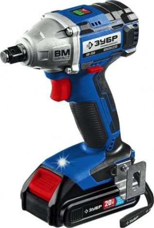 Гайковерт аккумуляторный ЗУБР GB-250-22 бесщеточный Профессионал