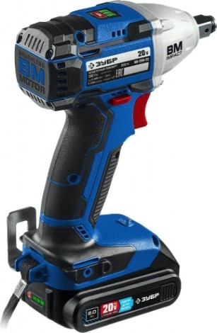 Гайковерт аккумуляторный ЗУБР GB-250-22 бесщеточный Профессионал