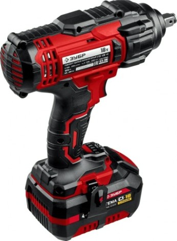 Гайковерт аккумуляторный ЗУБР ГУЛ-410-41 ударный