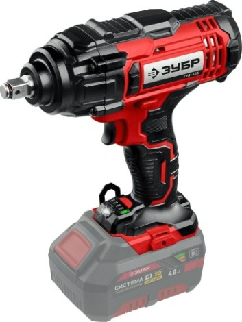 Гайковерт аккумуляторный ЗУБР ГУЛ-410 ударный, без АКБ и ЗУ