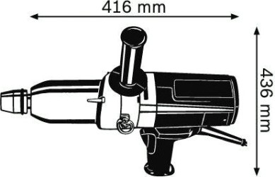Гайковерт электрический BOSCH GDS 24 ударный [0601434108]