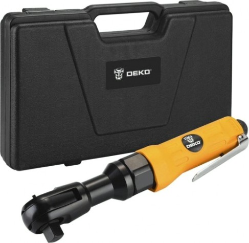 Гайковерт пневматический DEKO DKPT03 SET 3 угловой в чемодане с набором 15 предметов [018-1103]