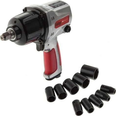 Гайковерт пневматический FUBAG IW900 ударный + набор головок 100195 [100195]