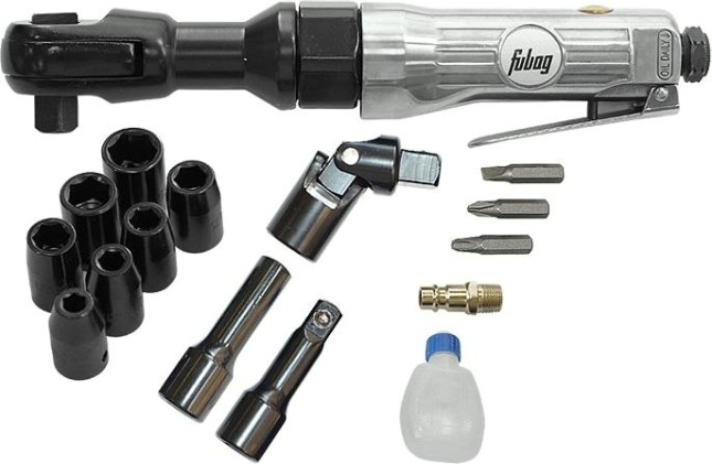 Гайковерт пневматический FUBAG RW61 угловой + набор кейс 100108 [100108]