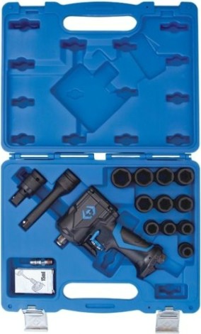 Гайковерт пневматический KING TONY 44802AMP ударный, с комплектом головок, 16 предметов