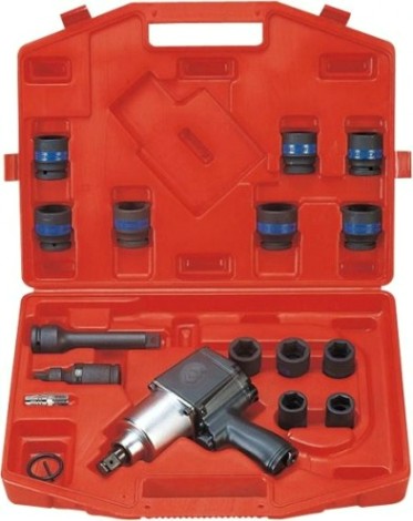 Гайковерт пневматический KING TONY 64115MP с комплектом головок