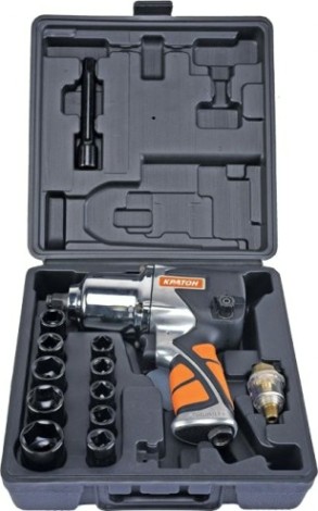 Гайковерт пневматический КРАТОН AIW-03S с набором ударных головок [3 01 07 013]