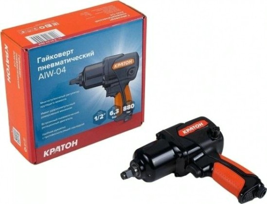 Гайковерт пневматический КРАТОН AIW-04 [3 01 07 004]