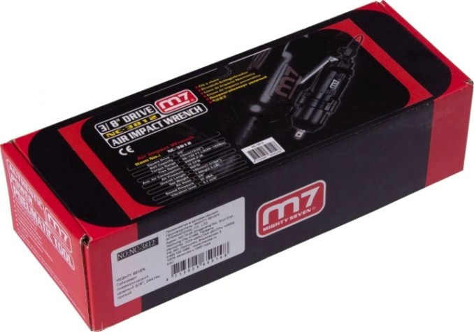 Гайковерт пневматический MIGHTY SEVEN NC-3812 ударный 3/8", прямой