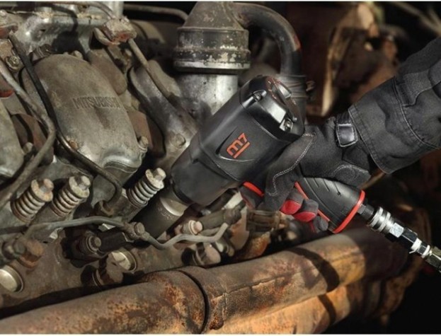 Гайковерт пневматический MIGHTY SEVEN NC-4255Q ударный 1/2", 1627 нм Гайковерт пневматический MIGHTY SEVEN NC-4255Q ударный 1/2", 1627 нм