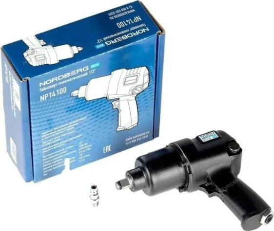 Гайковерт пневматический NORDBERG NP14100 ударный 1/2", 1000нм [ЦБ-00009578]