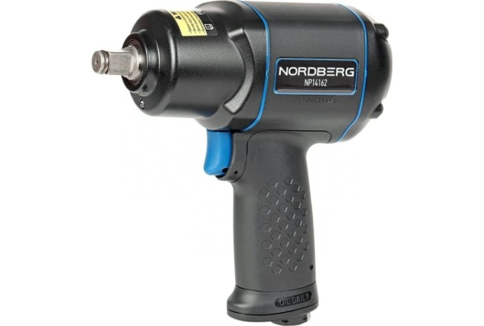 Гайковерт пневматический NORDBERG NP14162 ударный 1/2", 1620нм [NP14162]