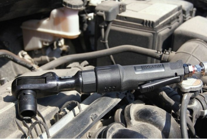 Гайковерт пневматический Norgau NRW116-214 угловой 3/8", 136 нм [094702035]