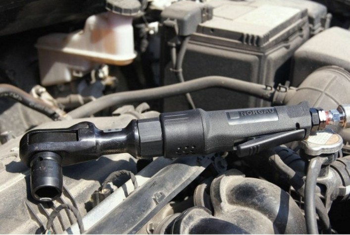 Гайковерт пневматический Norgau NRW116-295 угловой 3/8", 95 нм [094702005]