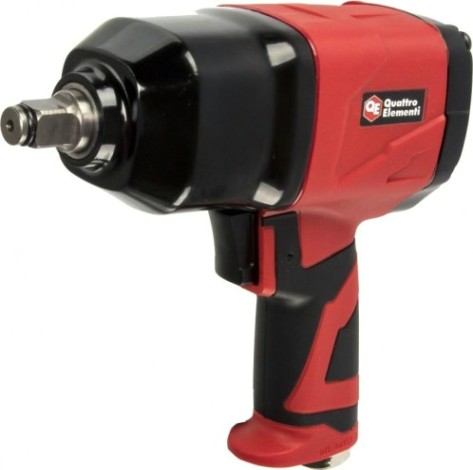 Гайковерт пневматический QUATTRO ELEMENTI 500 Нм ударный 1/2, разъем euro, вес 1,8 кг. [919-846]