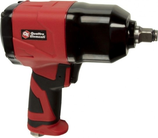 Гайковерт пневматический QUATTRO ELEMENTI 500 Нм ударный 1/2, разъем euro, вес 1,8 кг. [919-846]