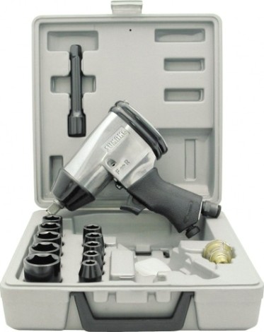 Гайковерт пневматический SUMAKE ST-5540К с набором головок [9652]