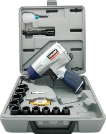 Гайковерт пневматический SUMAKE ST-M1001K с набором головок [8095030]