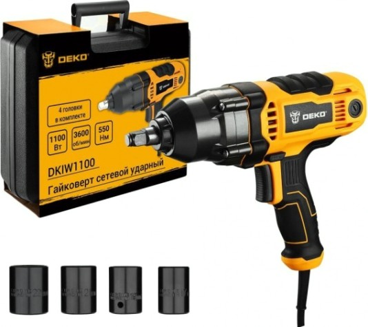 Гайковерт сетевой DEKO DKIW1100 ударный [063-3004]