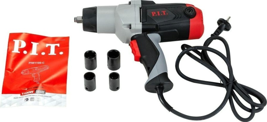 Гайковерт сетевой P.i.t. PIW1100-C + набор головок Гайковерт сетевой P.i.t. PIW1100-C + набор головок