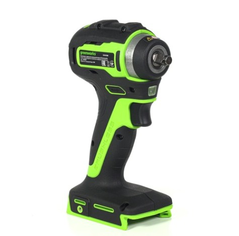 Гайковерт ударный аккумуляторный GREENWORKS G24IW200 24V, бесщеточный, без АКБ и ЗУ [3803607]