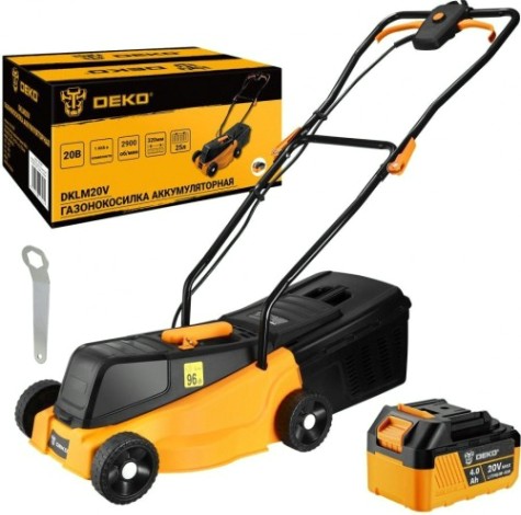 Газонокосилка аккумуляторная DEKO DKLM20V [063-3007]