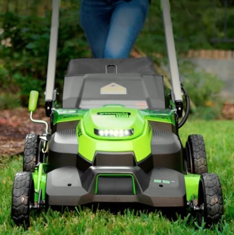 Газонокосилка аккумуляторная GREENWORKS 2 519 107 без АКБ и ЗУ [2519107]