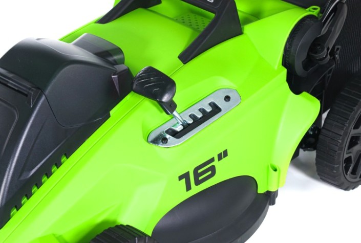 Газонокосилка аккумуляторная GREENWORKS GD40LM16X, 40V 41 см бесщеточная, без АКБ и ЗУ [2517907]