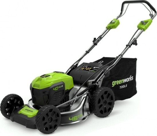 Газонокосилка аккумуляторная GREENWORKS GD40LM46SPK4 бесщеточная, самоходная (2506807UB) [2506807UB]