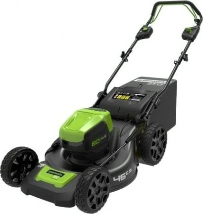 Газонокосилка аккумуляторная GREENWORKS GD80LM46SPK4 бесщеточная, самоходная (2501007UB) [2501007UB]