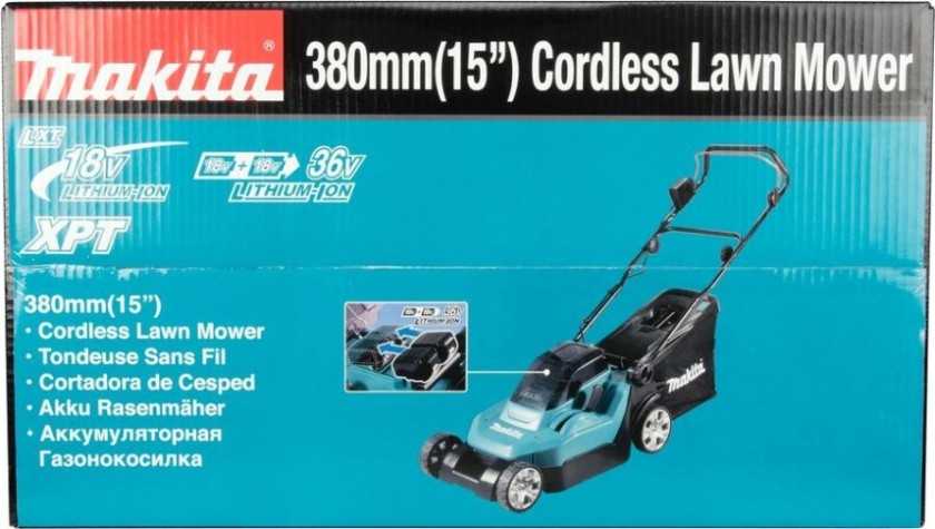 Газонокосилка аккумуляторная MAKITA DLM 382 CM2 [DLM382CM2]