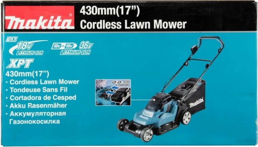 Газонокосилка аккумуляторная MAKITA DLM 432 CT2 [DLM432CT2]