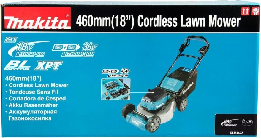 Газонокосилка аккумуляторная MAKITA DLM 462 Z без АКБ и З/У [DLM462Z]