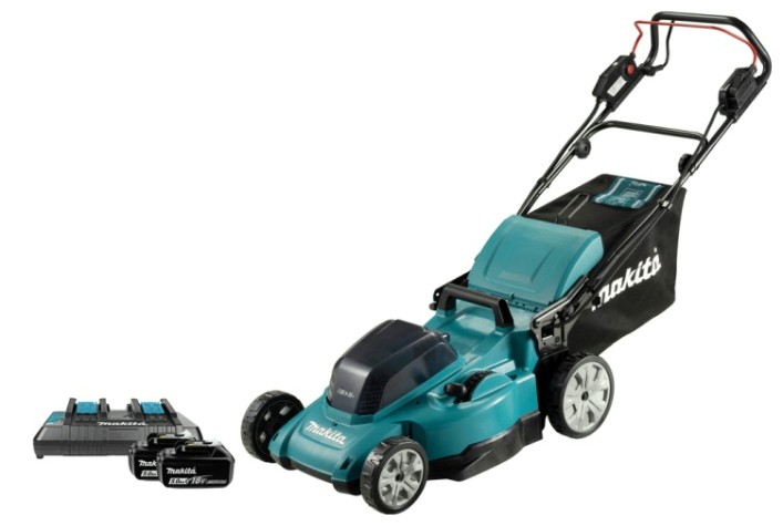 Газонокосилка аккумуляторная MAKITA DLM481CT2 Газонокосилка аккумуляторная MAKITA DLM481CT2