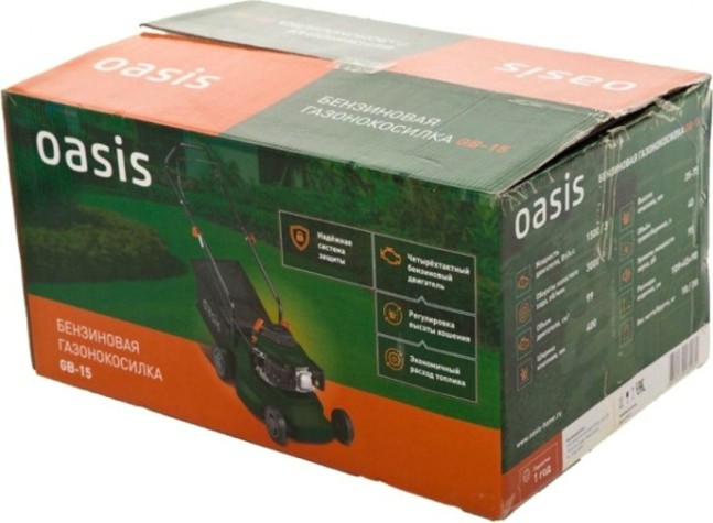 Газонокосилка бензиновая OASIS GB-15 Eco [4640130921149]