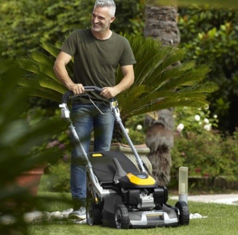 Газонокосилка бензиновая STIGA Twinclip 55 SV H самоходная, вариатор, VCS [294563038/ST1]