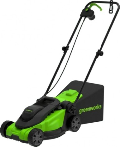Газонокосилка электрическая GREENWORKS GD1200LM32 1200Вт, 32 см [2517807]
