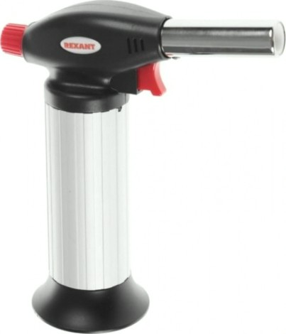 Газовая горелка REXANT GT-25 настольная с пьезоподжигом + керамика [12-0025]