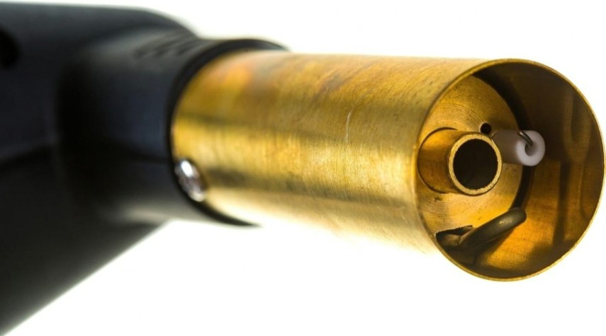 Газовая горелка REXANT GT-32 360° с пьезоподжигом и рукоятью [12-0032]