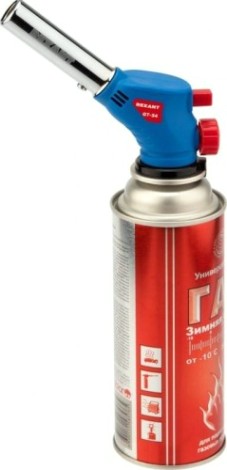Газовая горелка REXANT GT-34 360° с пьезоподжигом [12-0034]