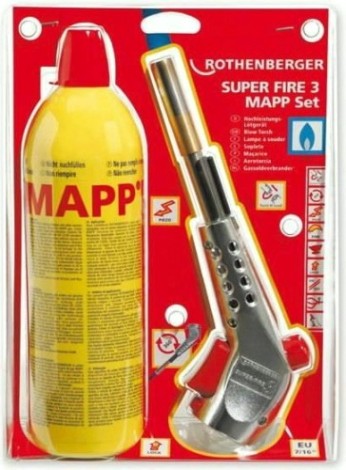 Газовая горелка ROTHENBERGER SUPER FIRE 3 МАПП EU 35432 Газовая горелка ROTHENBERGER SUPER FIRE 3 МАПП EU 35432