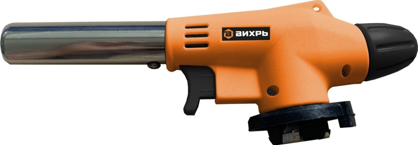 Газовая горелка ВИХРЬ НГ-1П для балончика, с пьезоподжигом [73/5/5/1]