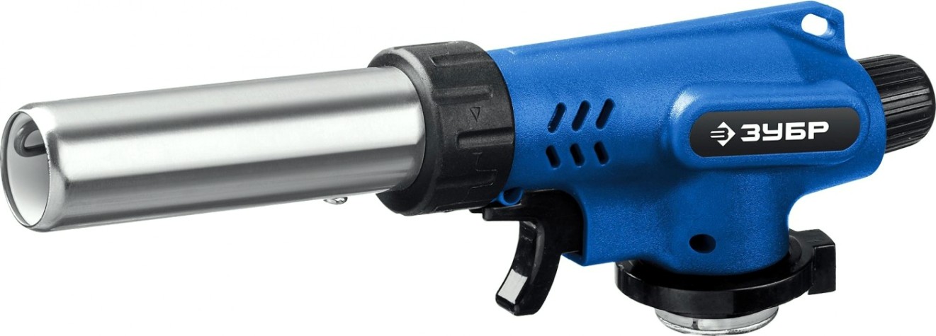 Газовая горелка ЗУБР ГП-500 на баллон с цанговым соединением, увеличенный выхо [55552]