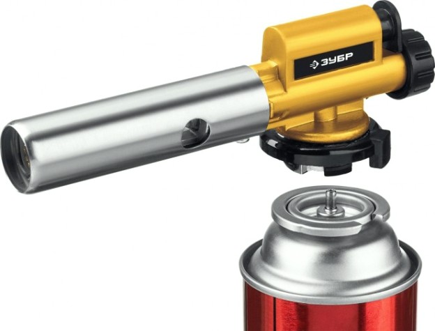 Газовая горелка ЗУБР ГПМ-800 на баллон с цанговым соединением [55550]