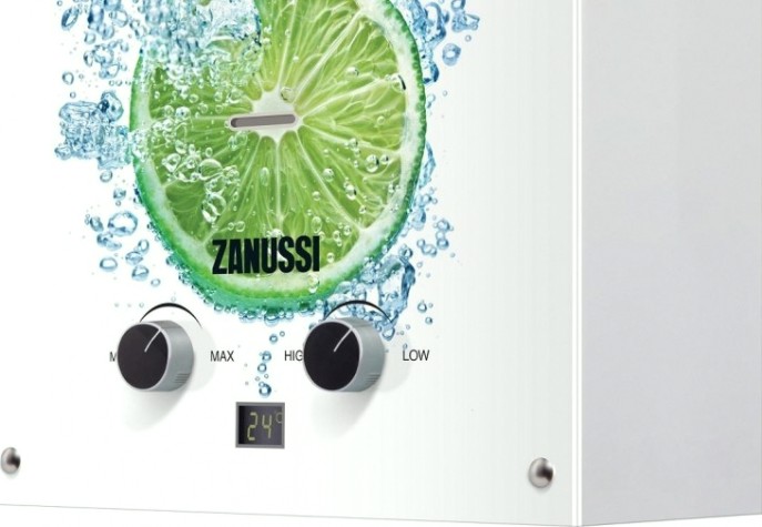 Газовая колонка ZANUSSI GWH 10 Fonte Glass Lime [НС-1077261]