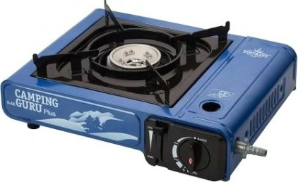 Газовая плита TOURIST CAMPING GURU PLUS TS-233 с переходником, в кейсе (Корея) [TS-233]
