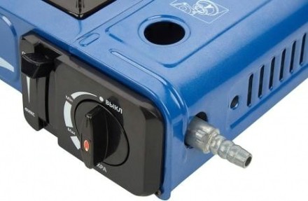 Газовая плита TOURIST CAMPING GURU PLUS TS-233 с переходником, в кейсе (Корея) [TS-233]