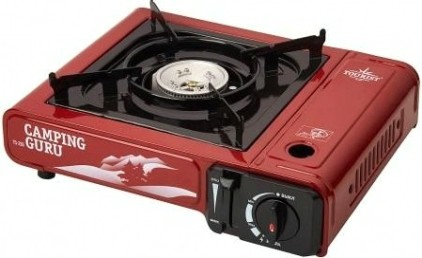 Газовая плита TOURIST CAMPING GURU TS-250 без переходника, в кейсе (Корея) [TS-250]