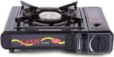 Газовая плита TOURIST "Lanis" LP-1000 с переходником, в кейсе (Китай) [00000000963]