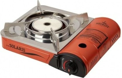 Газовая плита TOURIST Solaris TS-700 керам. конфорка, без переход., нержав. (Корея) [TS-700]